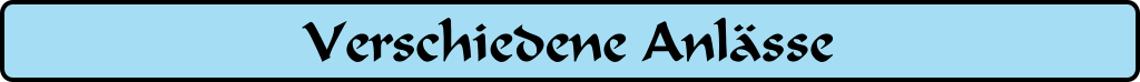 Verschiedene Anlsse